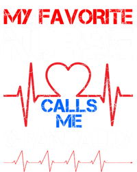 My Favorite Nurse Calls Me Grandaddy Vintage Nurse Grandpa Cool Gift Stripe Pom Pom Beanie