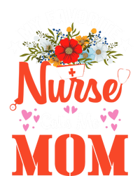 My Favorite Nurse Calls Mom Funny Nurse Flower Nursing Mom Gift Tie Dye Hoodie