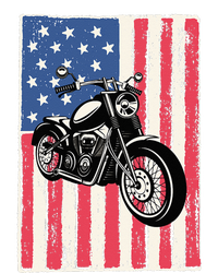 Motorcycle Men Gift Idea Biker American Flag Motorcycle Zip Tote Bag