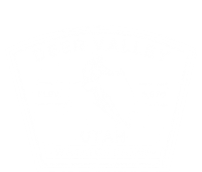 Deer Valley Utah Snow Skiing Gift Sustainable Beanie