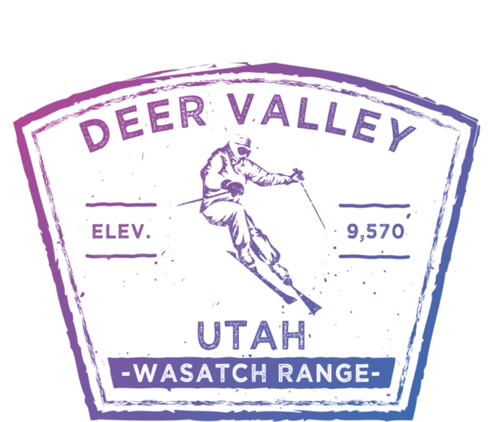 Deer Valley Utah Snow Skiing Gift Kids Hoodie