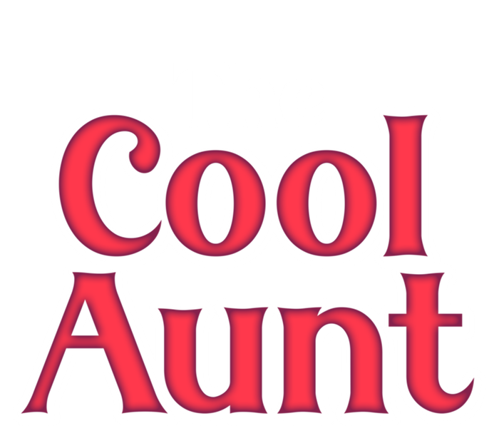 Cool Aunt Niece Nephew Auntie Gift Tall Hoodie