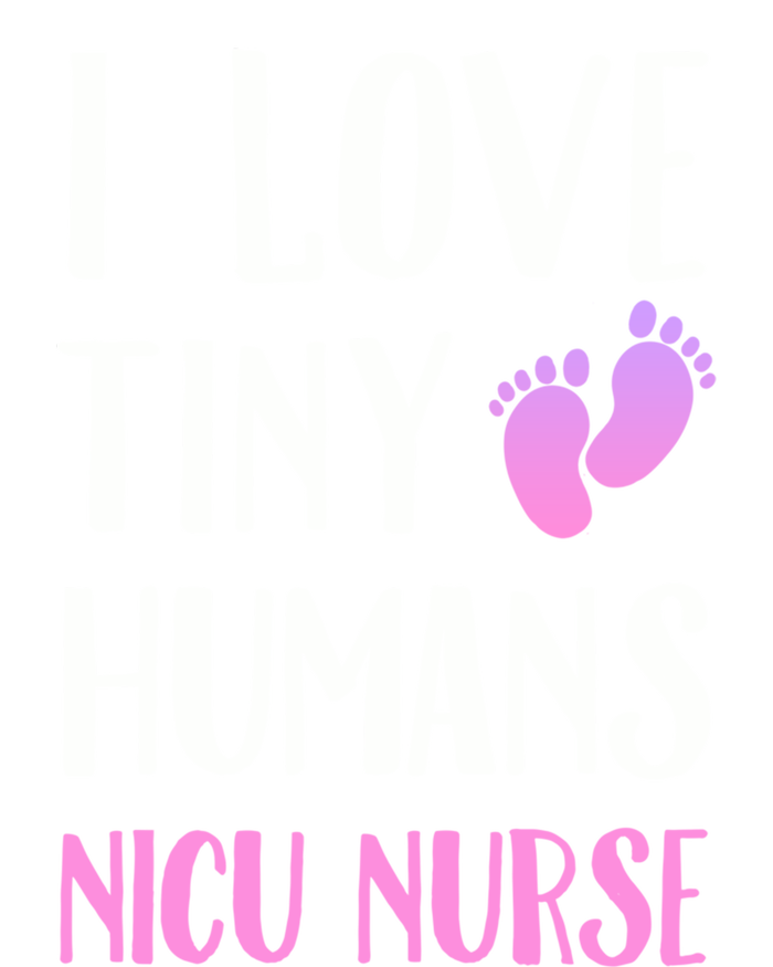 Nicu Nurse I Love Tiny Hu Cute Gift Sustainable Beanie