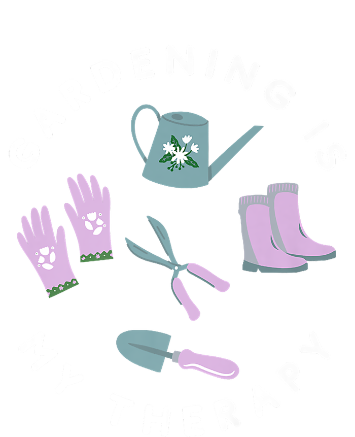 Gardening Is My Therapy Premium Garment-Dyed Sweatshirt