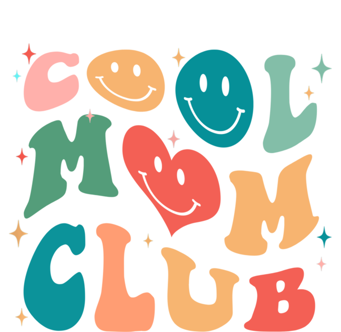 Cool Mom Club Groovy Retro Smile Cool Mom Club Aunties Gift T-Shirt