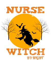 Nurse By Day Witch By Night Funny Nurse Halloween Gift Doggie Tank