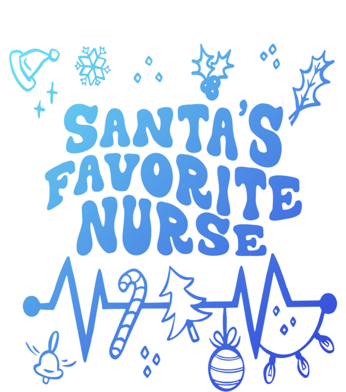 Nurse Christmas Stethoscope Heartbeat Christmas Nurse Crew Cute Gift T-Shirt