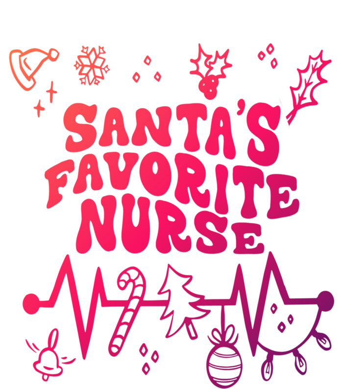 Nurse Christmas Stethoscope Heartbeat Christmas Nurse Crew Cute Gift Kids Long Sleeve Shirt