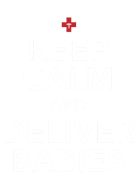 Nurse Keep Calm And Deliver Ob/Gyn Gift V-Neck T-Shirt