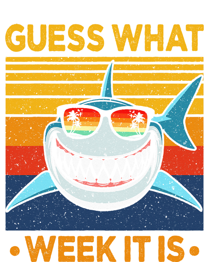 Guess What Week It Is Funny Shark Vintage T-Shirt