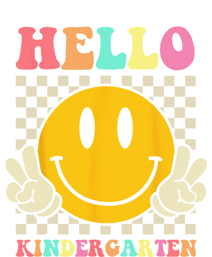 Hello Kindergarten Back To School Groovy Teacher Student T-Shirt