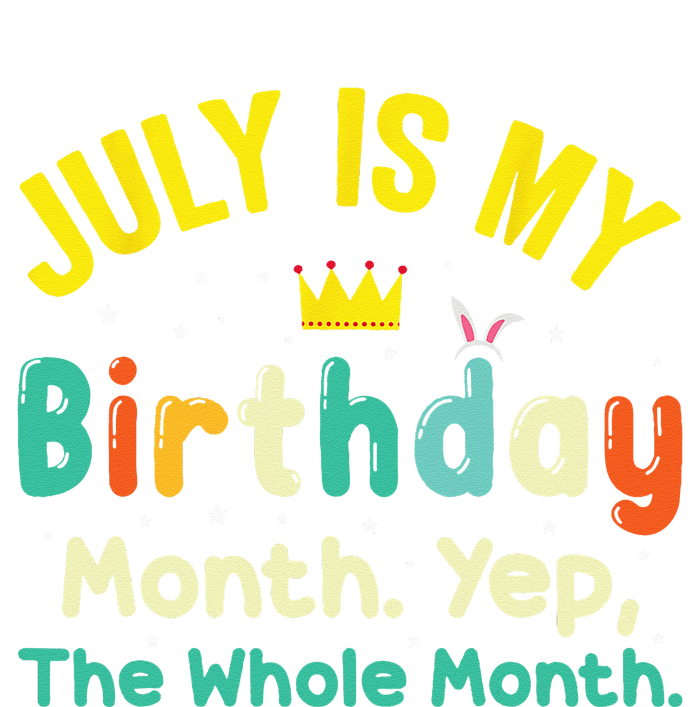 July Is My Birthday Yes The Whole Month Zip Tote Bag