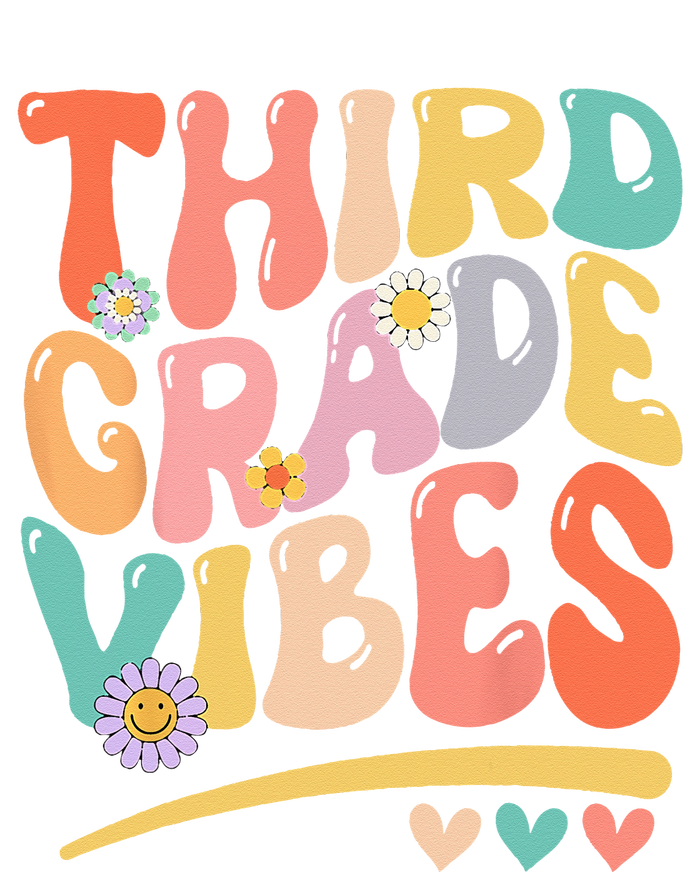 Third Grade Vibes Back To School 3rd Grade Teacher Tall Sweatshirt