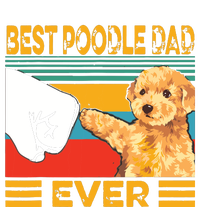 Vintage Best Poodle Dad Ever Dog Lover Tees Fathers Day T-Shirt