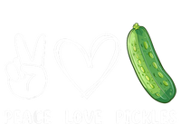 Peace Love Pickles Retro Pickles Lover Food Lover Toddler T-Shirt