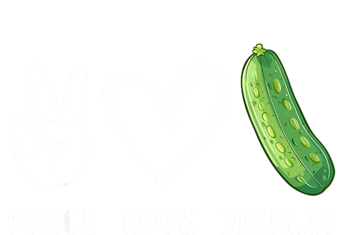 Peace Love Pickles Retro Pickles Lover Food Lover Toddler T-Shirt