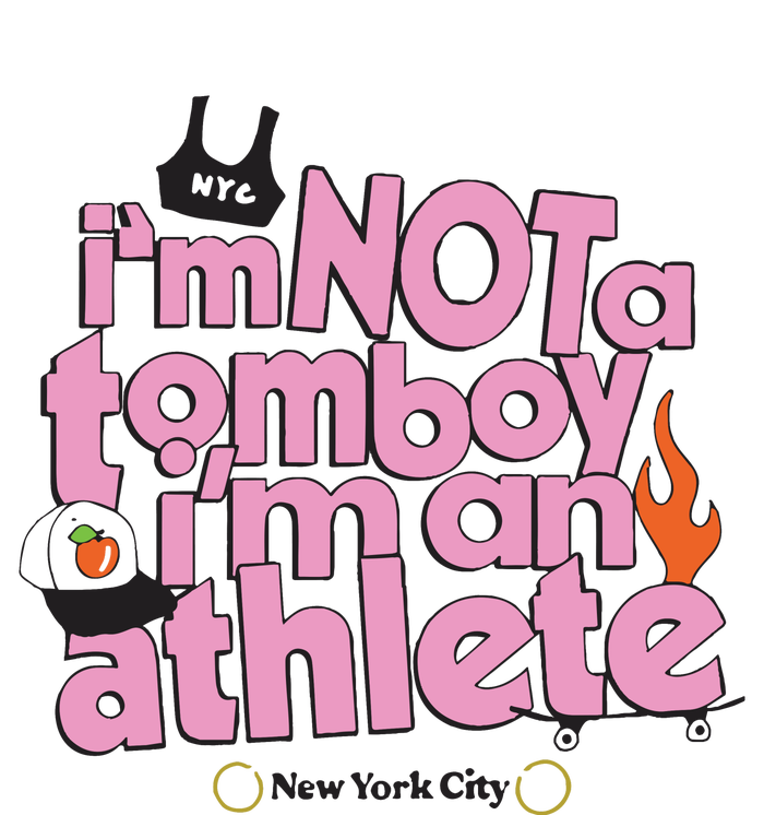 I’m Not A Tomboy I’m Ann Athlete 25L Jumbo Tote