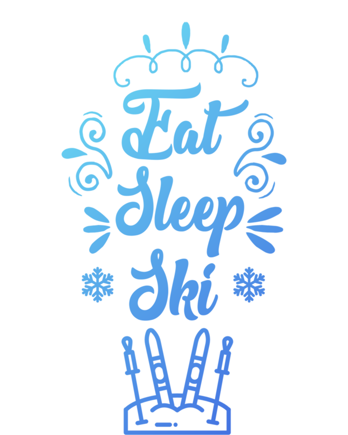 Eat Sleep Ski Skier Gift T-Shirt