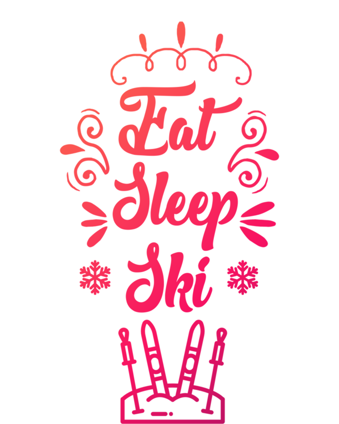 Eat Sleep Ski Skier Gift T-Shirt