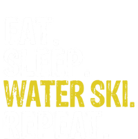 Eat Sleep Water Ski Repeat Gift Skiing Gift Softstyle Adult Sport Polo