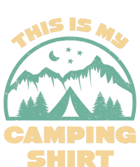 This Is My Camping Funny Retro Camping Softstyle Adult Sport Polo