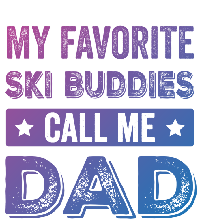 Fathers Day Novelty For Funny Ski Dad Gift Tie-Dye T-Shirt