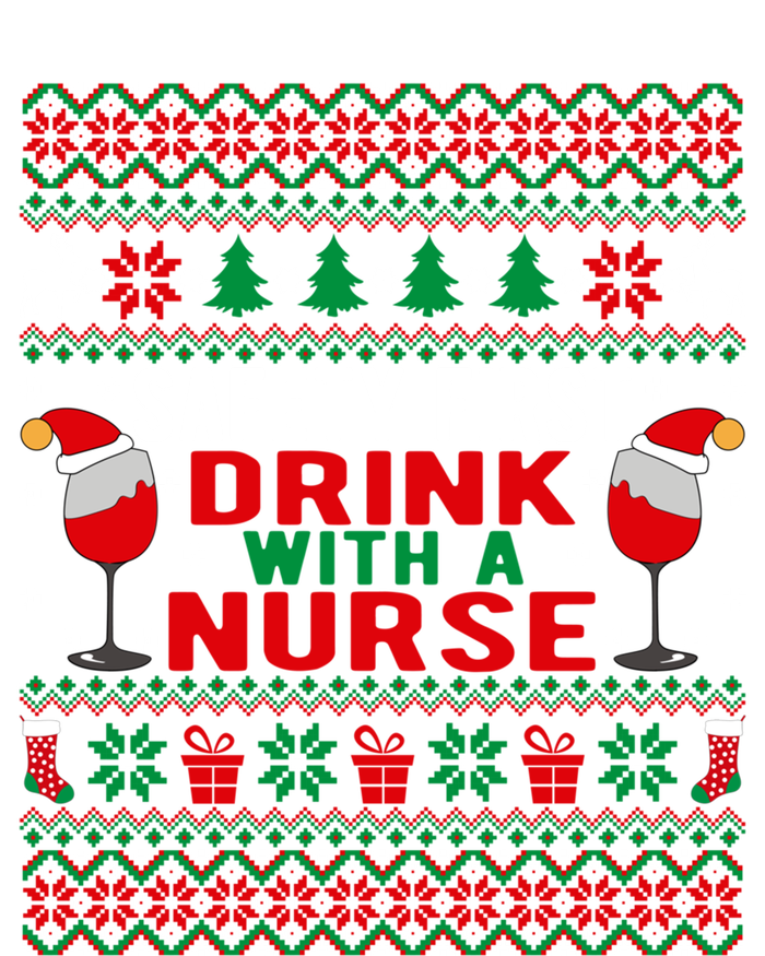 Safety First With A Nurse Christmas Style Gift Ladies Long Sleeve Shirt