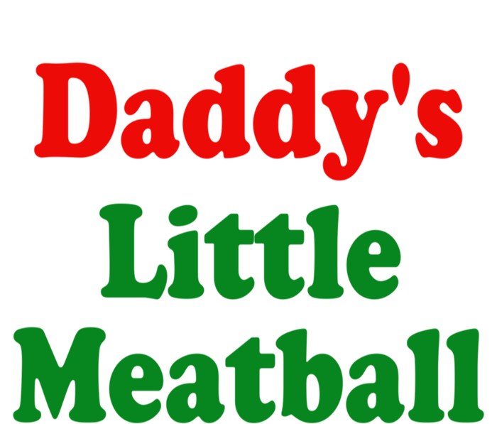 Daddys Little Meatball Funny Italian Joke Ladies PosiCharge Competitor Racerback Tank