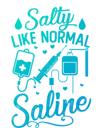 Salty Like Normal Saline Funny Nurse Gift Valucap Bio-Washed Visor