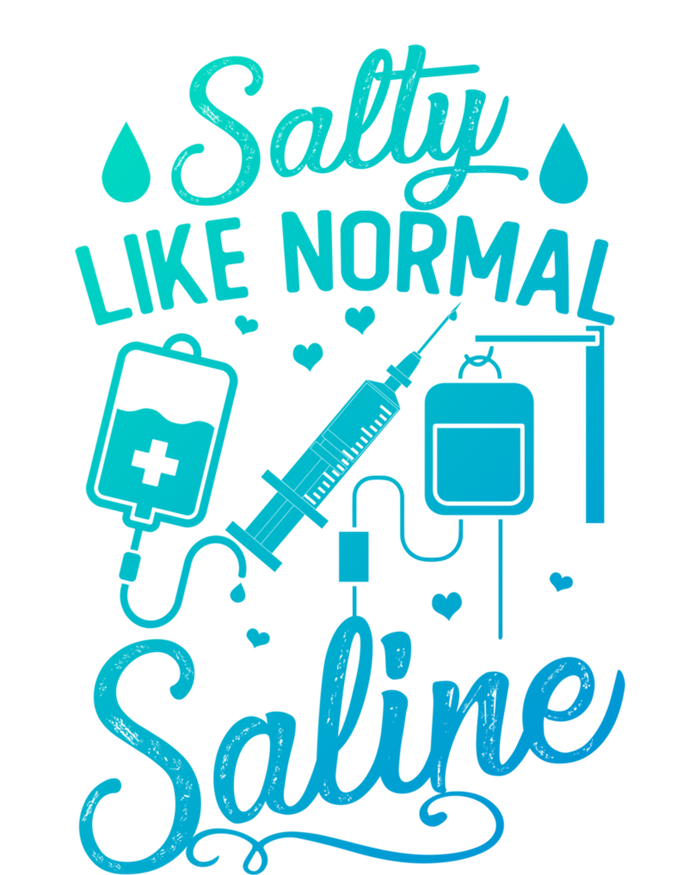 Salty Like Normal Saline Funny Nurse Gift Valucap Bio-Washed Visor