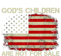 Gods Children Are Not For Sale American Flag Vintage Dry Zone Grid Polo