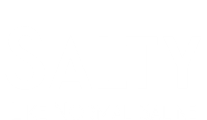 Salty Like Normal Saline Nurse Gift Women's Racerback Tank