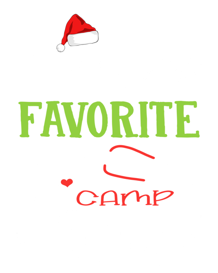 Santa Favorite Camp Nurse Xmas Light Hat Rn Christmas Great Gift Zip Tote Bag