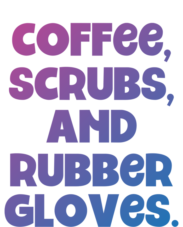 Scrubs And Coffee Scrubs Rubber Gloves Coffee Scrubs Gift Women's Long Sleeve Flannel Pajama Set 