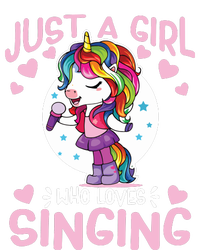 Just A Girl Who Loves Singing Funny Karaoke Singer Unicorn Hoodie