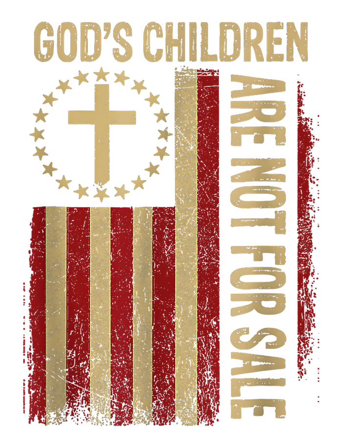 Gods Children Are Not For Sale Cross Christian Fun Idea T-Shirt