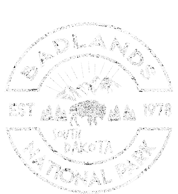 Badlands National Park Retro Hiking Vintage South Dakota Mousepad