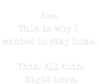 See This Is Why I Wanted To Stay Home This All This Right Here T-Shirt