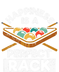 Happiness Is A Perfect Rack Funny Pool Billiard Player Long Sleeve Pajama Set