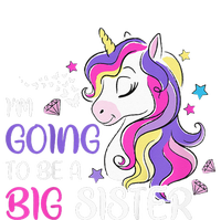 Kids Im Going To Be A Big Sister Unicorn Valucap Bio-Washed Visor