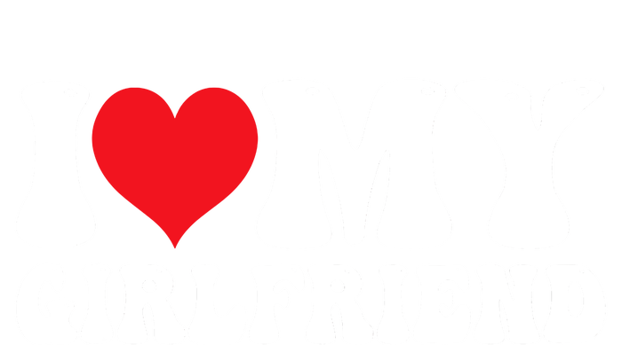 I Love My Girlfriend Heart Boyfriend Couples Toddler Fine Jersey T-Shirt