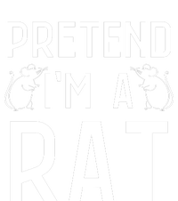 Pretend Im A Rat Costume Party Funny Halloween Rat Full Zip Hoodie