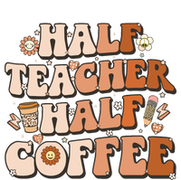 Groovy Half Teacher Half Coffee Inspirational Quotes Teacher Tank Top