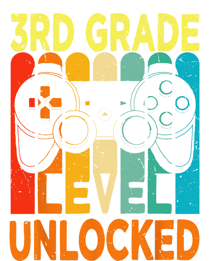 Hello 3rd Grade Level Unlocked Video Game Back To School Cooling Performance Long Sleeve Crew