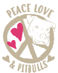 Cute Peace Love And Pitbulls And Gift Sweatshirt Cinch Pack Bag