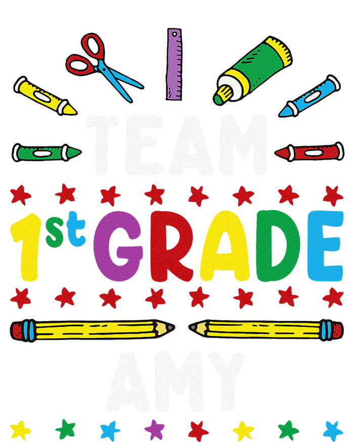 First Day Of School Team 1st Grade Amy Name Group Button