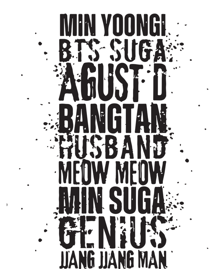 Min Yoongi Suga Agust D Nicknames T-Shirt