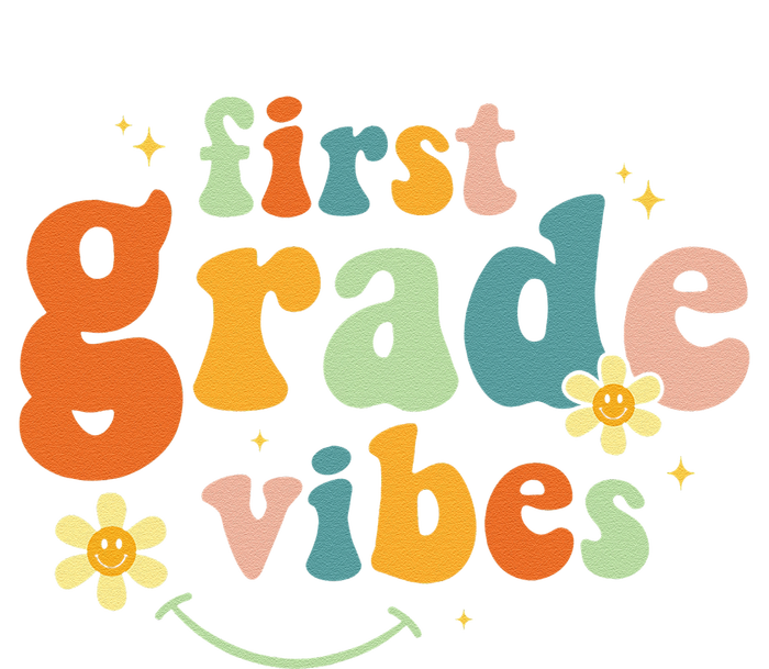 First Grade Vibes 1st Grade Team Retro 1st Day Of School Gift Long Sleeve Shirt