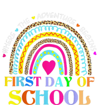 Back To School Rainbow Teacher Happy First Day Of School T-Shirt