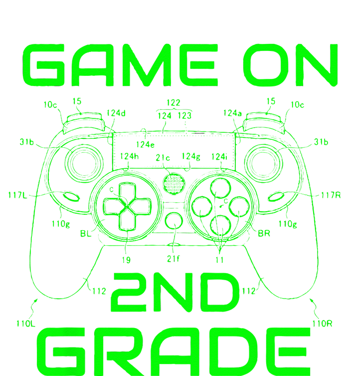 Back To School Game On 2nd Grade Funny Gamer Tall Hoodie